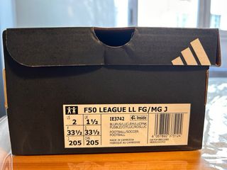 Botas Fútbol Adidas F50 Seminuevas. Talla 33 1/2