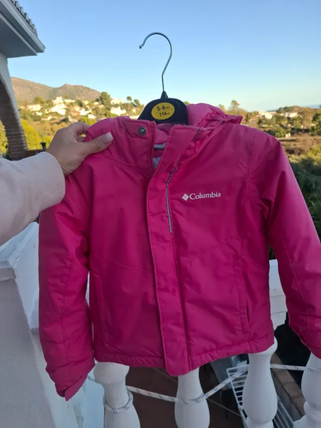 Chaqueta Columbia Niña Rosa