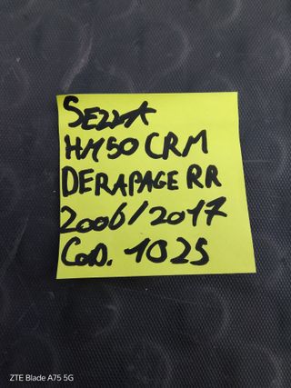 Sella HM CRM Derapage RR 2006-2017