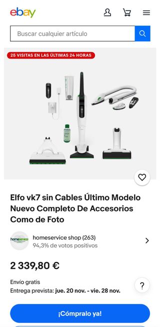 Kobold VK7 Completo con todos los modulos