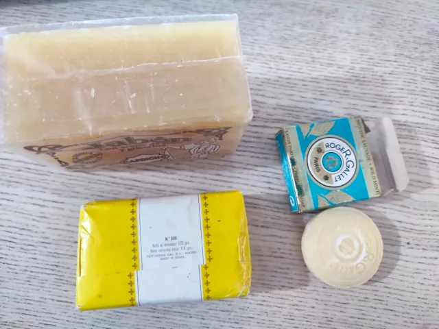 Lote 3pastillas jabón vintage. Nuevas