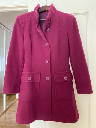 Abrigo lana corto Zendra talla 38
