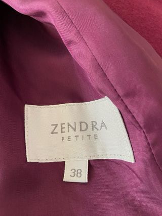 Abrigo lana corto Zendra talla 38