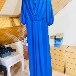 Vestido fiesta azul sin estrenar T40