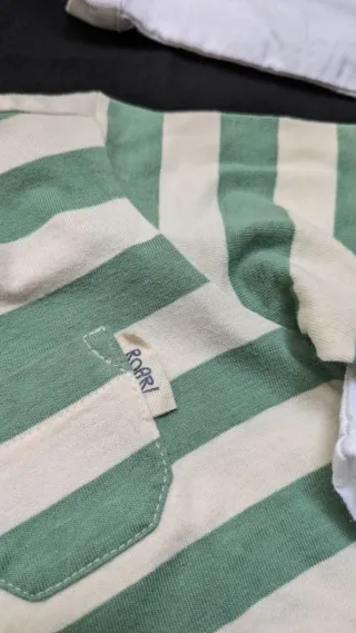 Set 2 magliette neonato a manica lunga