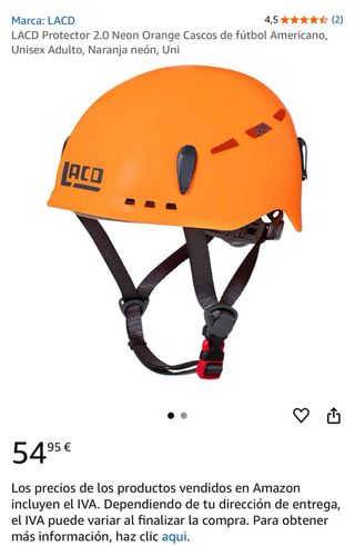 Casco de escalada verde