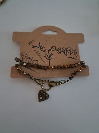 Collana uncinetto e perline