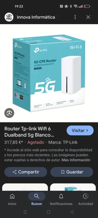 Router TP-Link AX3000 WiFi 6 EX530