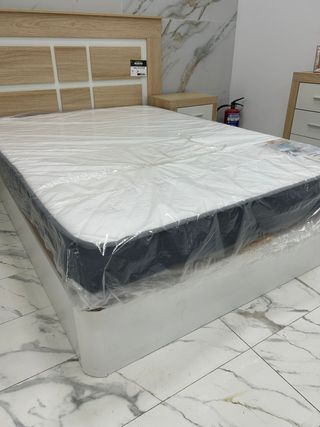 CANAPÉ ABATIBLE + COLCHON VISCO 135 Y 150 NUEVO