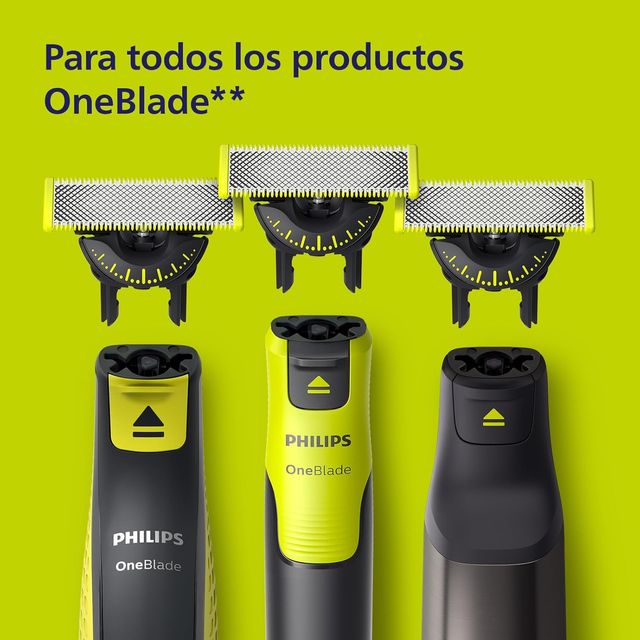 Philips OneBlade Cuchillas 360 (3 uds) + Peine