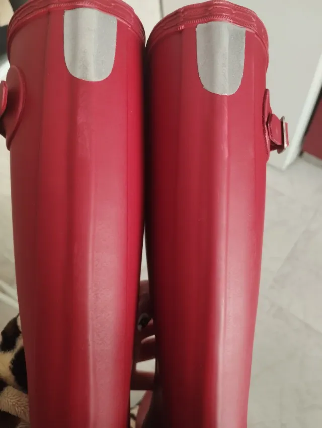 Botas de agua Hunter rojas