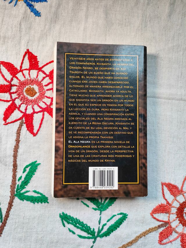 Ala negra. Dragonlance. Timun Mas.