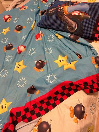 Juego Sábanas Mario Bros Nintendo Original