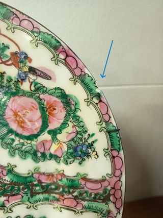 Plato de porcelana Macao 26 cm