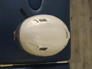 Casco Moto Blanco Talla S