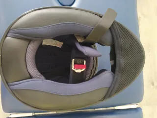 Casco Moto Blanco Talla S