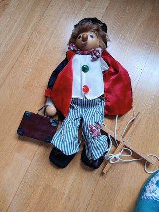 Marioneta de madera 40 cm