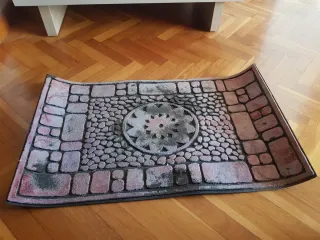 Alfombra de bienvenida diseño piedra