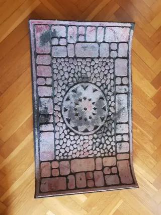 Alfombra de bienvenida diseño piedra
