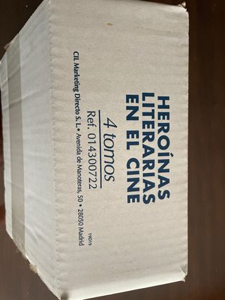 Colección 4 libros Heroínas literarias del cine