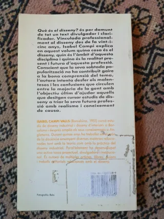 Què és el disseny? – Isabel Campi Valls