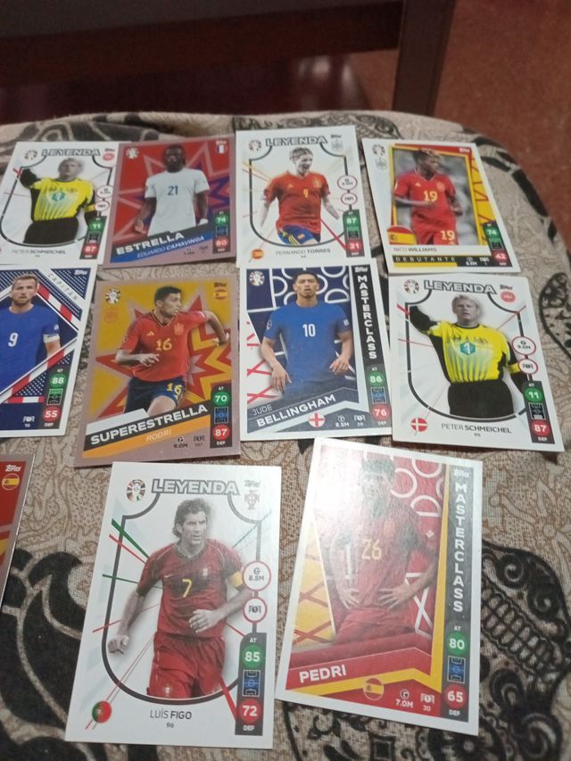 Lote cromos fútbol eurocopa lidl 24 y adrenalyn
