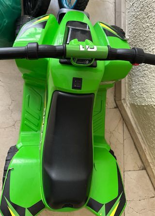 Quad eléctrico infantil verde