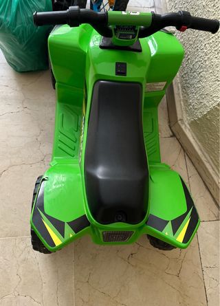 Quad eléctrico infantil verde