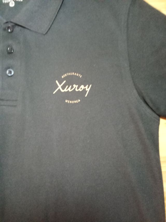 Polo Negro Makito Talla M