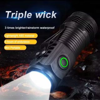 Mini Lanterna LED Preta