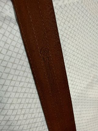 Cinturón de cuero Samsonite Marrón