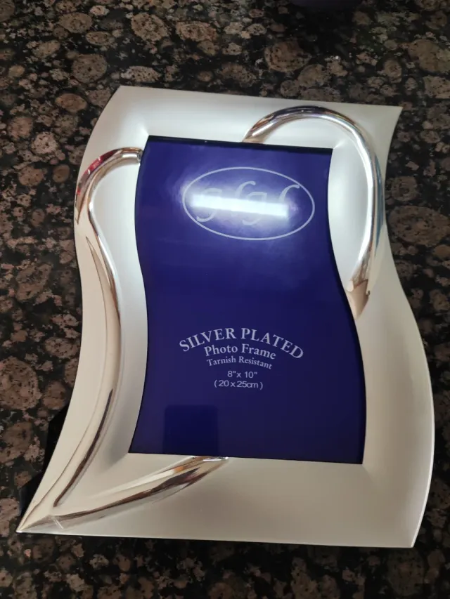 Marco de fotos plateado 20x25