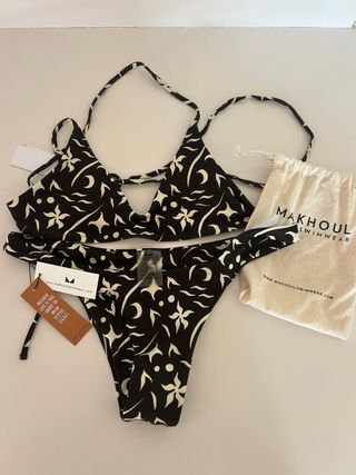 Bikini Makhoul Negro y Blanco