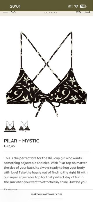 Bikini Makhoul Negro y Blanco