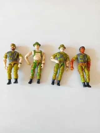 Lote 4 figuras GI JOE