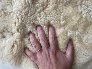 Forro piel oveja cuna 60x120 cm