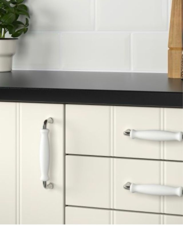 Tiradores IKEA HISHULT blanco