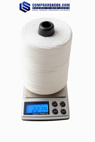 Bobina hilo para coser sacos
