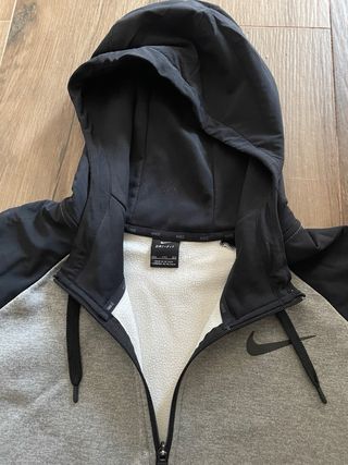 Sudadera Nike Media Cremallera Gris/Negra XXL