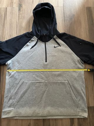 Sudadera Nike Media Cremallera Gris/Negra XXL