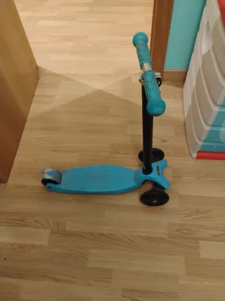 Patinete infantil 3 ruedas azul