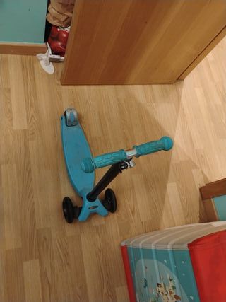 Patinete infantil 3 ruedas azul