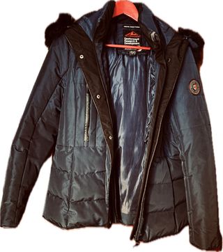 Chaquetón Geographical Norway Mujer Azul/Negro