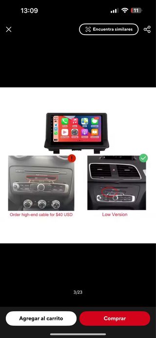 Pantalla Táctil Coche Android