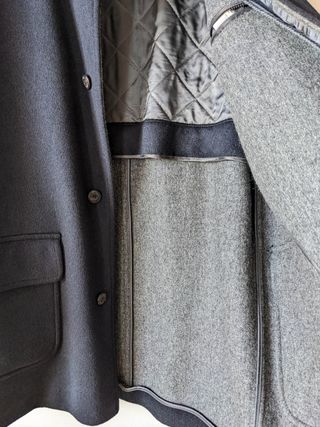 Chaquetón Merlet. Lana-seda