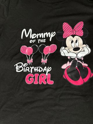 Camisetas Minnie Cumpleaños Mamá y Papá