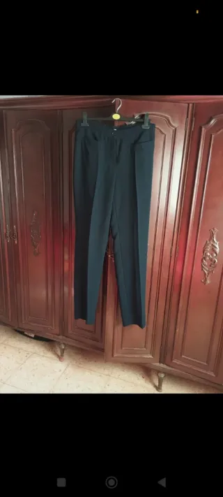 Pantalón de pinza mujer negro Tmb tengo hombre
