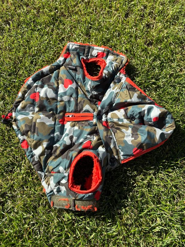 Chaqueta militar para perro