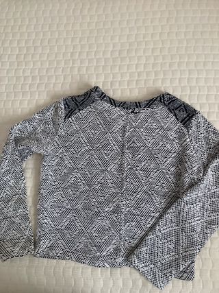 Chaqueta blanco y negro de vestir