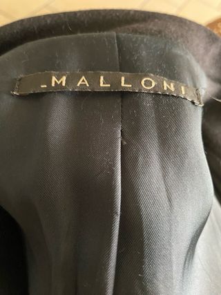 Cappotto Malloni nero tg 42